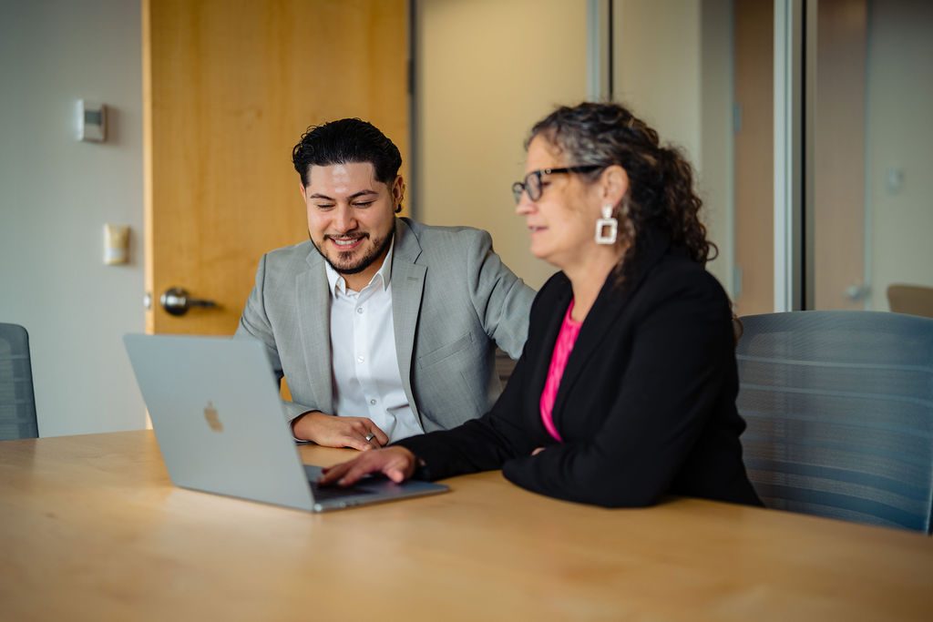 Photograph of Isaac Castañeda and Shannon McKeon